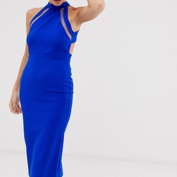 COPY - NWT AX Paris Racerneck Bodycon Dress - Picture 1 of 4